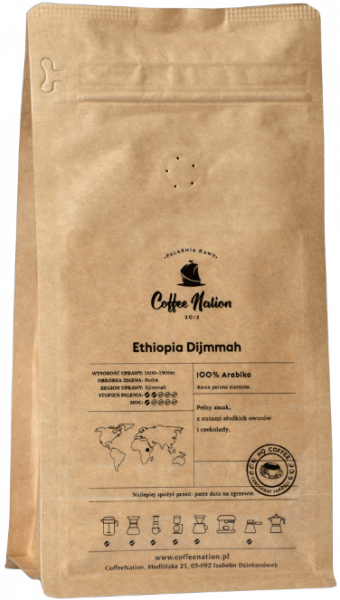 ETHIOPIA DJIMMAH 500g  -100% Arabika