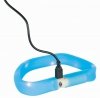 TRIXIE Opaska obroża świecąca USB M–L 50cm/30mm niebieska TX-12671