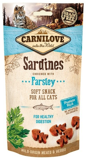 Carnilove Cat Soft Snack Sardines Parsley 50g