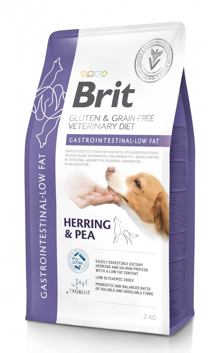 Brit Veterinary Diet Dog Gluten &amp; Grain-free Gastrointestinal Low Fat 2kg