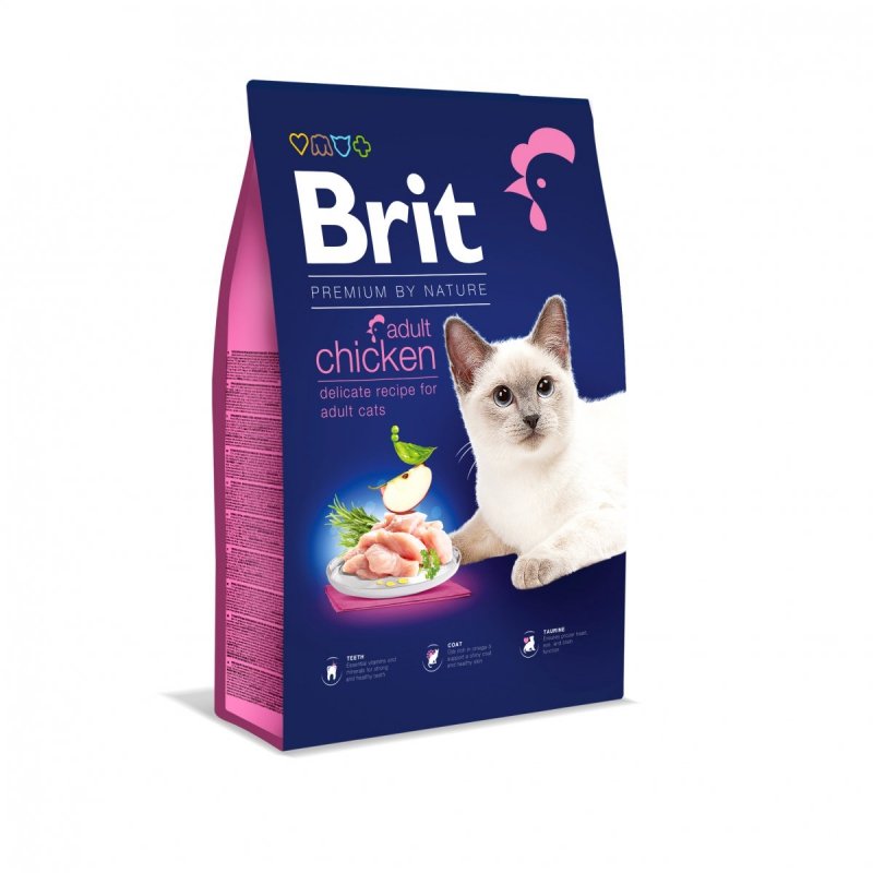 Brit Premium By Nature Cat Adult Chicken 8kg