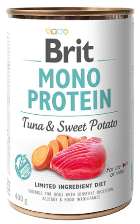 Brit Mono Protein Tuna Sweet Potato 400g - Tuńczyk i batat
