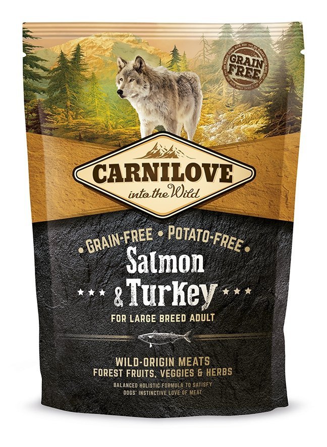 Carnilove Salmon and Turkey Large Breed Adult 1,5kg