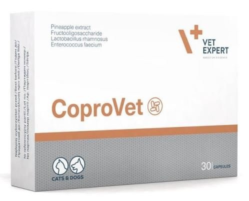 VetExpert Coprovet preparat przeciw zjadaniu odchodów dla psów i kotów 60 kapsułek