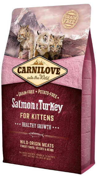 Carnilove Kitten Cat Salmon Turkey 2kg