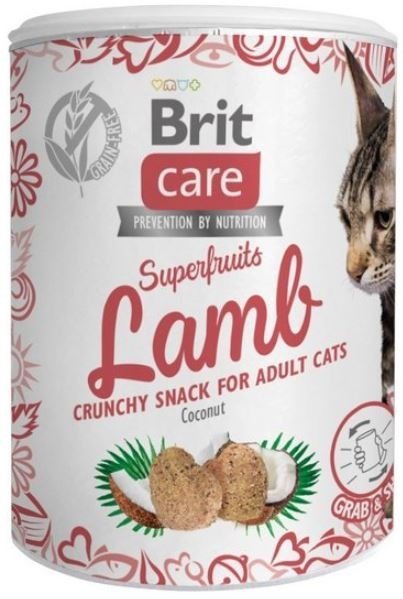  Brit Care Cat Snack Superfruits Lamb 100g