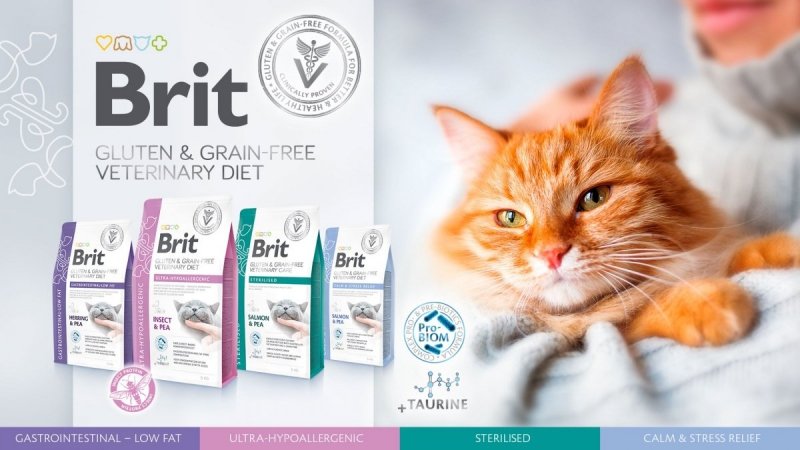 Brit Veterinary Care Cat Gluten and Grain-free Sterilised 400g