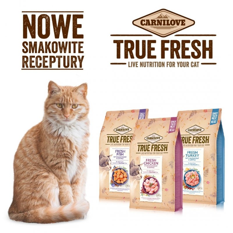 Carnilove True Fresh Cat Indyk 1,8kg