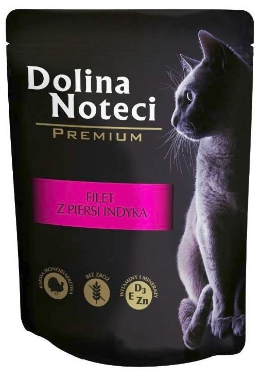 Dolina Noteci Premium dla kota  Filet z indyka 85g