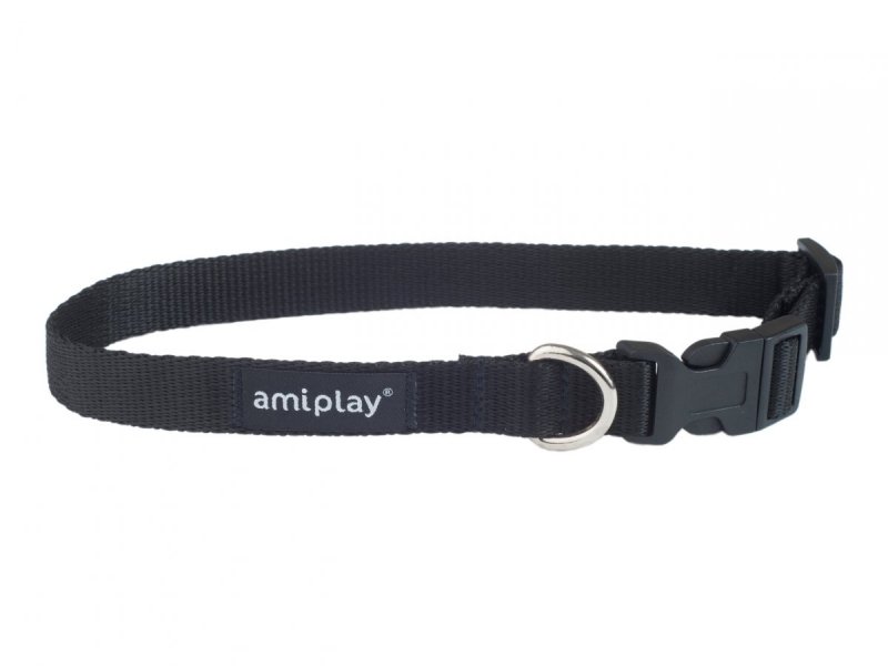 Amiplay Obroża Basic S 20-35/1cm czarna