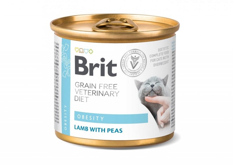 Brit Veterinary Diet Cat Grain-free Obesity 200g