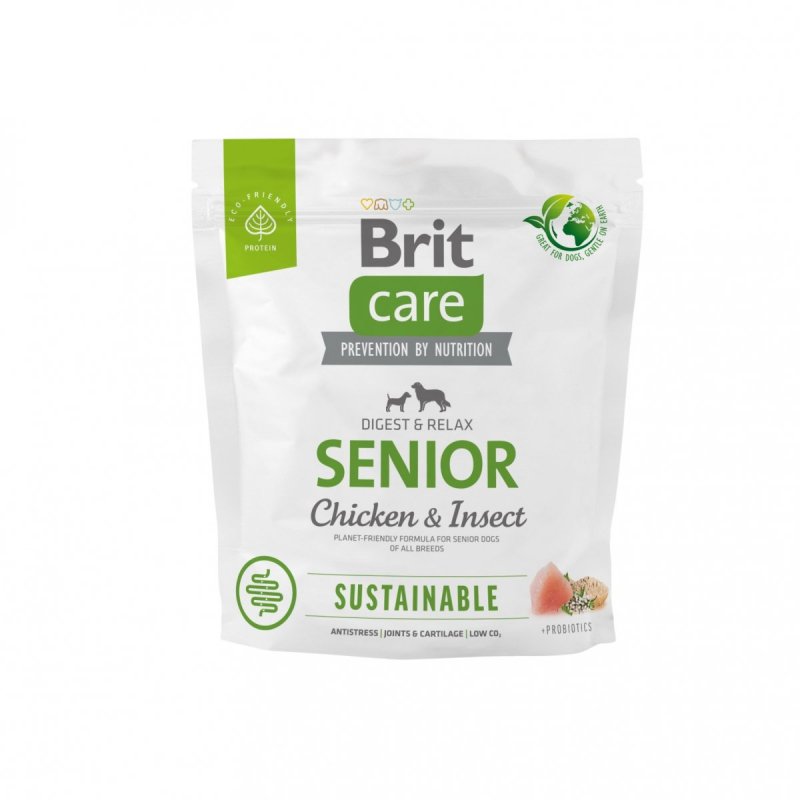 Brit Care Sustainable Senior Chicken and Insect 1kg