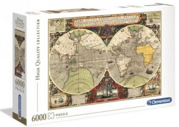 Puzzle 6000 HQ Antique Nautical Map