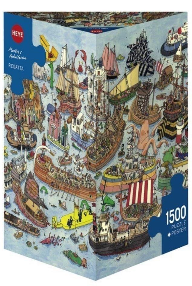 Puzzle 1500 Regaty (Puzzle+plakat)