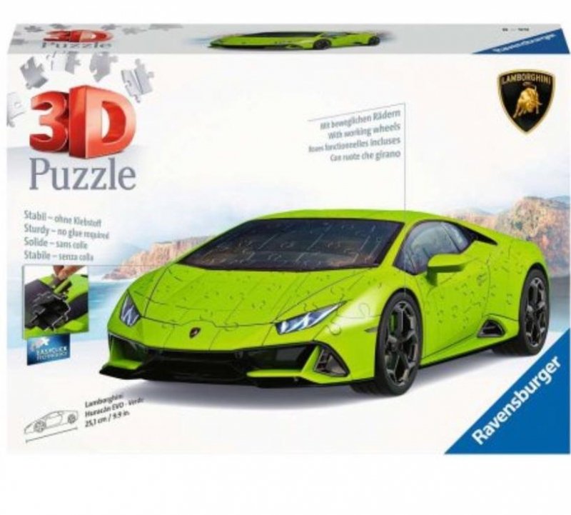 Puzzle 3D 108 Pojazdy: Lamborghini Huracn Evo