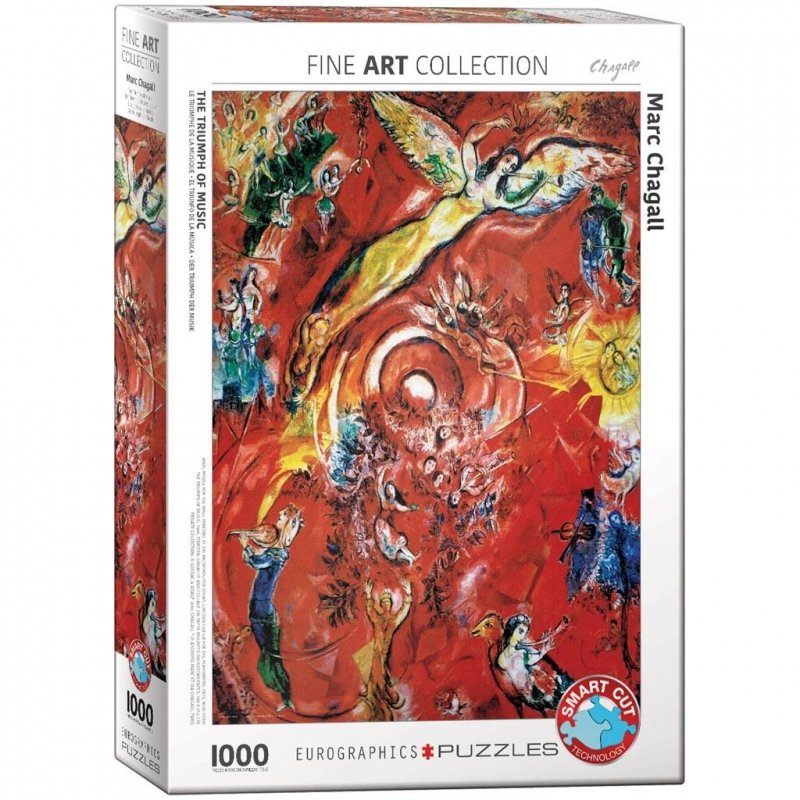 Puzzle 1000 Triumf muzyki, Marc Chagall