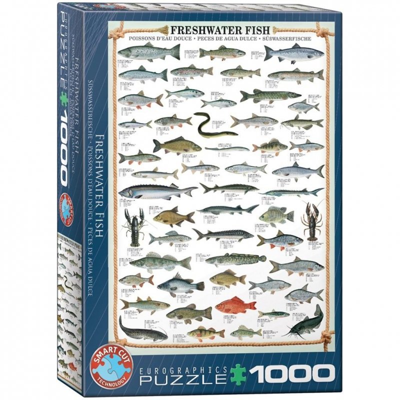 Puzzle 1000 Ryby słodkowodne