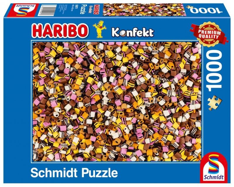 Puzzle PQ 1000 Haribo Lukrecjowe żelki G3