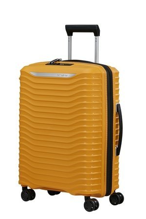 Bagaż mieści się jako bagaż podręczny w wymiarach 55cm- 40cm- 20cm, bagaż wykonany z mocnego pilipropylenu z powłoką, która jest mniej poddatna na zarysowania