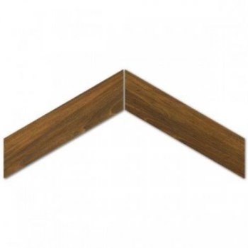 Sleek Wood Mohogany Chevron Nat. 11x54 Emil Ceramica
