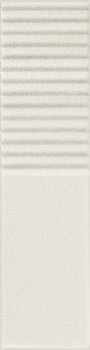 Tubądzin Groove White Sugar 2 STR Płytka ścienna 29,8x7,8