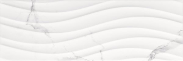 Ceramika Color Calacatta White Onda Rett. 25x75