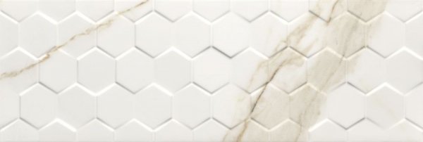 Ceramika Color Calacatta Gold Hexagon Rett 25x75