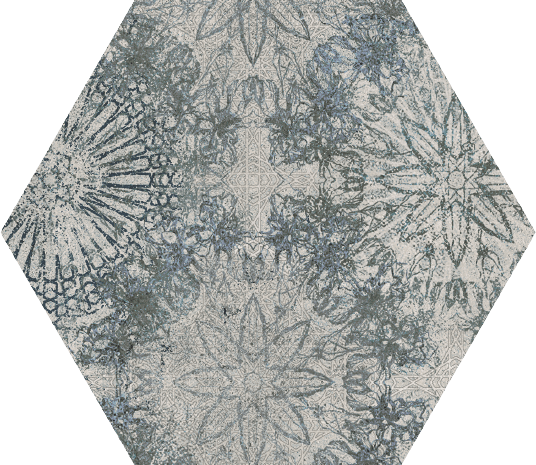 Paradyż Sweet Grey Heksagon Struktura Połysk 19,8x17,1