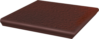 Cloud Brown  Stopnica Narożna z Kapinosem 33x33 