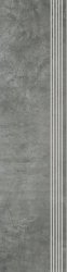 PARADYZ PAR scratch nero stopnica prosta nacinana półpoler 29,8x119,8 g1 0,3x1,2 g1 szt