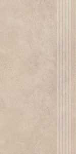 PARADYZ PAR silkdust beige stopnica prosta nacinana półpoler 29,8x59,8 g1 298x598 g1 szt