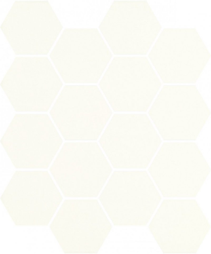 PARADYZ PAR uniwersalna mozaika prasowana bianco paradyż hexagon 22,35x25,81 g1 220x255 g1 szt