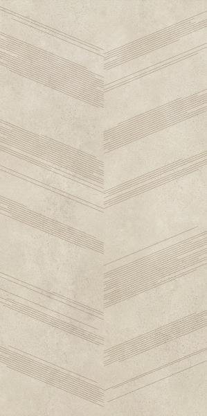 PARADYZ PAR silkdust light beige gres szkl. rekt. mat. dekor 59,8x119,8 g1 0,6x1,2 g1 m2