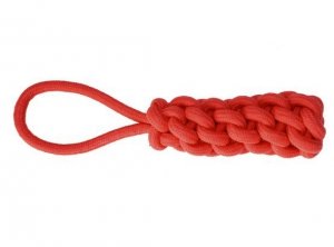 Dingo Zabawka dla psa - Kolba z rączką Energy 32cm czerwona