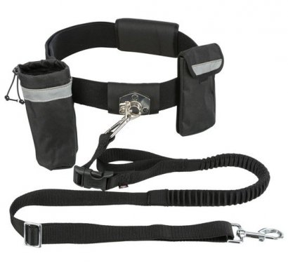 Trixie Pas biodrowy i Smycz Hands Free - zestaw do dogtrekkingu [TX-1275] 