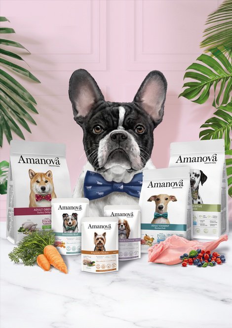 Amanova Dog Adult Mini Digestive Divine Rabbit - królik 800g