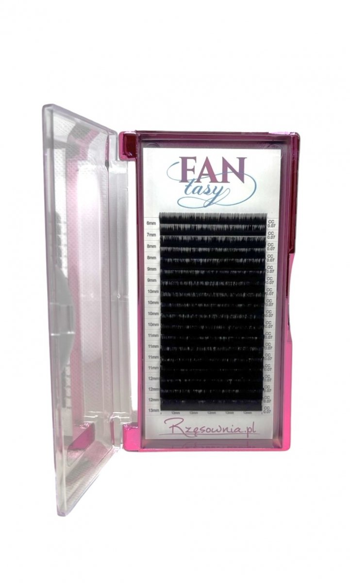 Paleta rzęs FANtasy Lashes MIX Short Line 4-6 mm (czarne/brązowe)