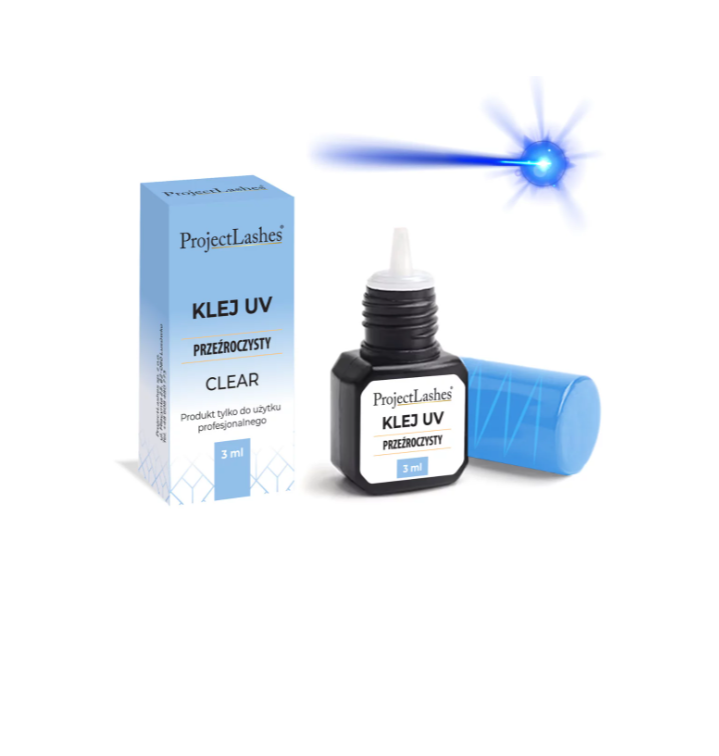 ProjectLashes Clear UV – Klej do przedłużania rzęs metodą UV przeźroczysty