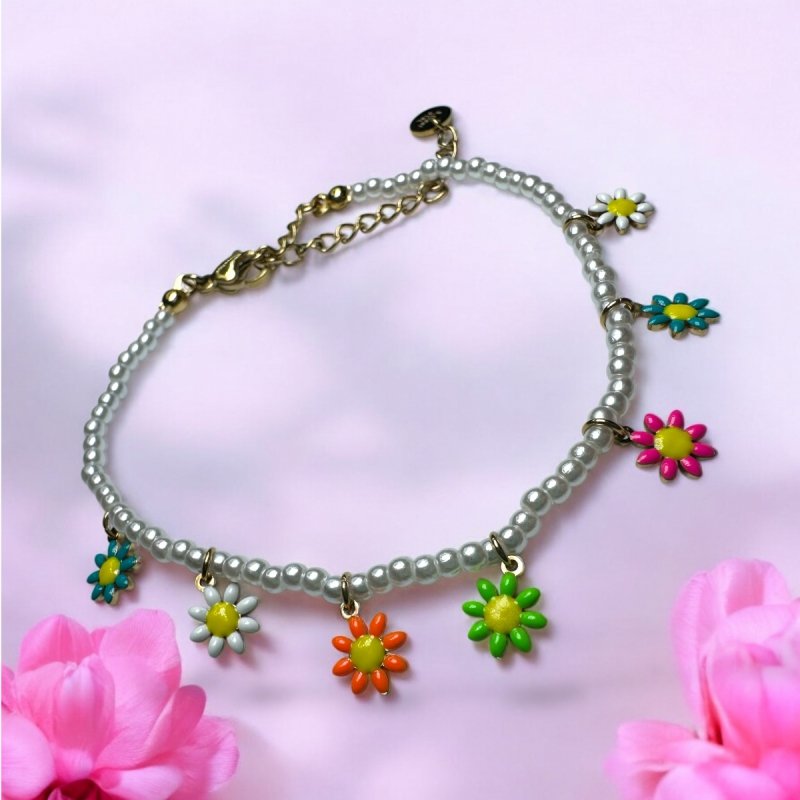 Bransoletka Floral Pearl Bosko by Borko