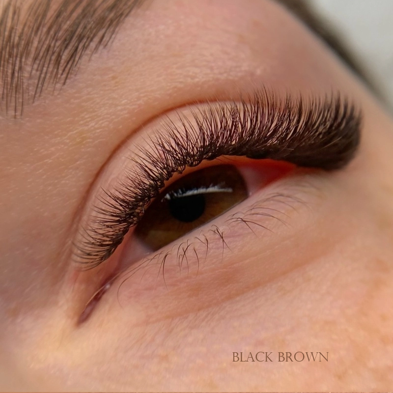 Paleta rzęs Rarity BROWN MIX 6-13