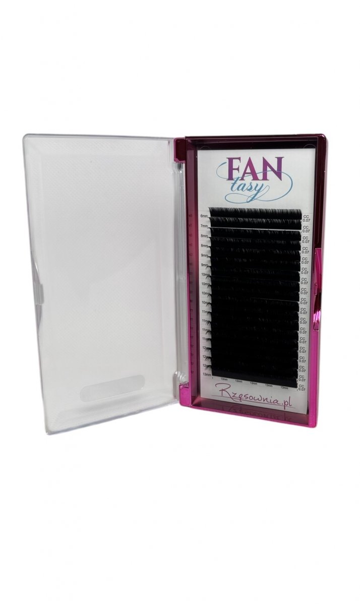 Paleta rzęs FANtasy Lashes MIX Short Line 4-6 mm (czarne/brązowe)