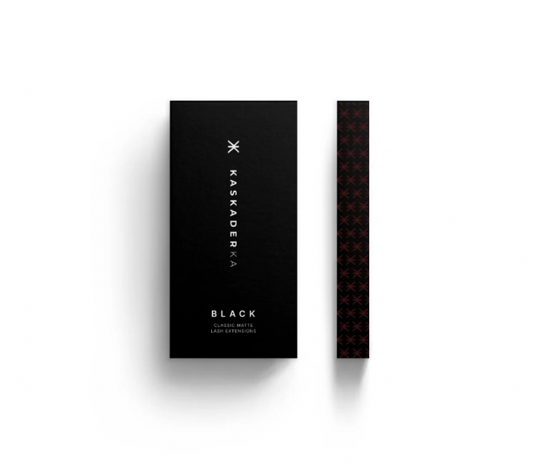 Rzęsy KASKADERKA CLASSIC MATTE DARK BROWN 0,07 MIX