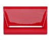 Torebka wizytowa kopertówka Solome M10 czerwona lakier przód