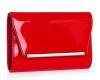 Torebka wizytowa kopertówka Solome M10 czerwona lakier skos