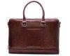 Torba męska na laptopa skórzana Solier SL02 Aberdeen maroon tył