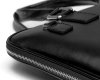 Czarna damska skórzana torba na laptopa Solome NEA detal