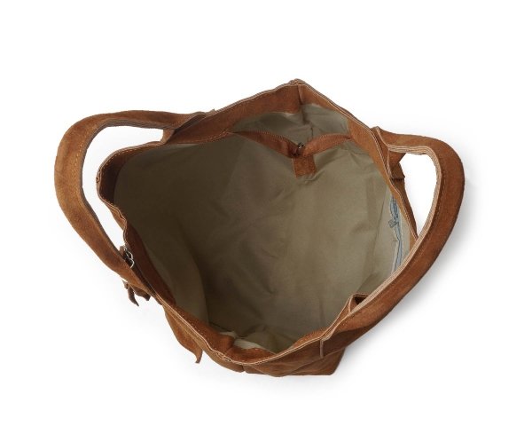 WŁOSKA SKÓRZANA TORBA DAMSKA SOLOME CARVELA KONIAK ZAMSZOWA