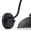 Ogrodowy Kinkiet Ścienny Vintage Czarny Klosz DYNAMO DYN0722 DAR LIGHTING