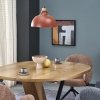 Minimalistyczna lampa wisząca w stylu rustykalnym kolor brick z elementem drewnianym CAP BRICK 6927 TK-Lighting 