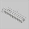Ścieżka świetlna lampa szynowa nowoczesna LED aluminium biała możliwość ściemniania Parete MAYTONI TR106-4-12W-DS-W